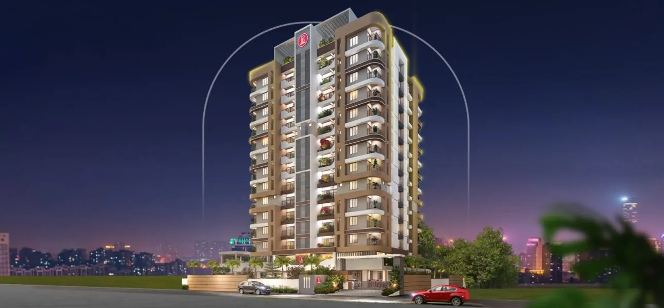 PB Zaire elevation featuring luxury 3 and 4 BHK flats in Kochi by TBPL Homes