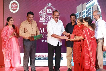 Key Handing Over of TBPL Rio Grande, Apartment 6C to Mr. Arun M & K. Harsha