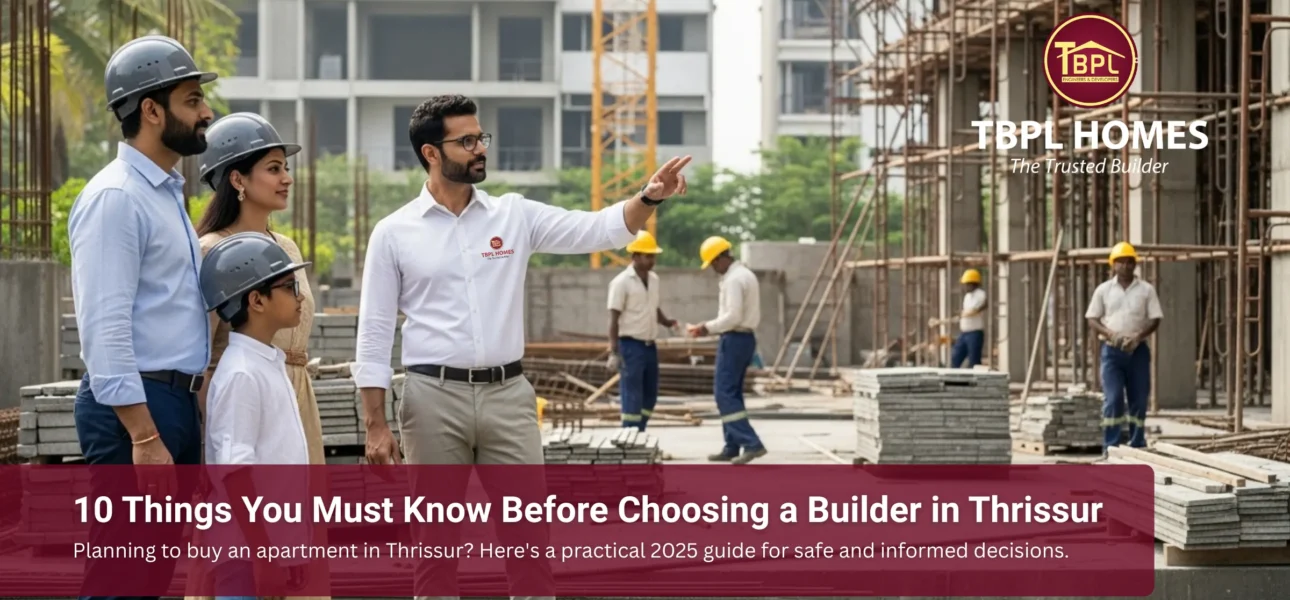 Architect discussing construction plans with clients at a building site