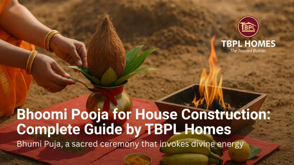 Bhoomi Pooja for new home construction