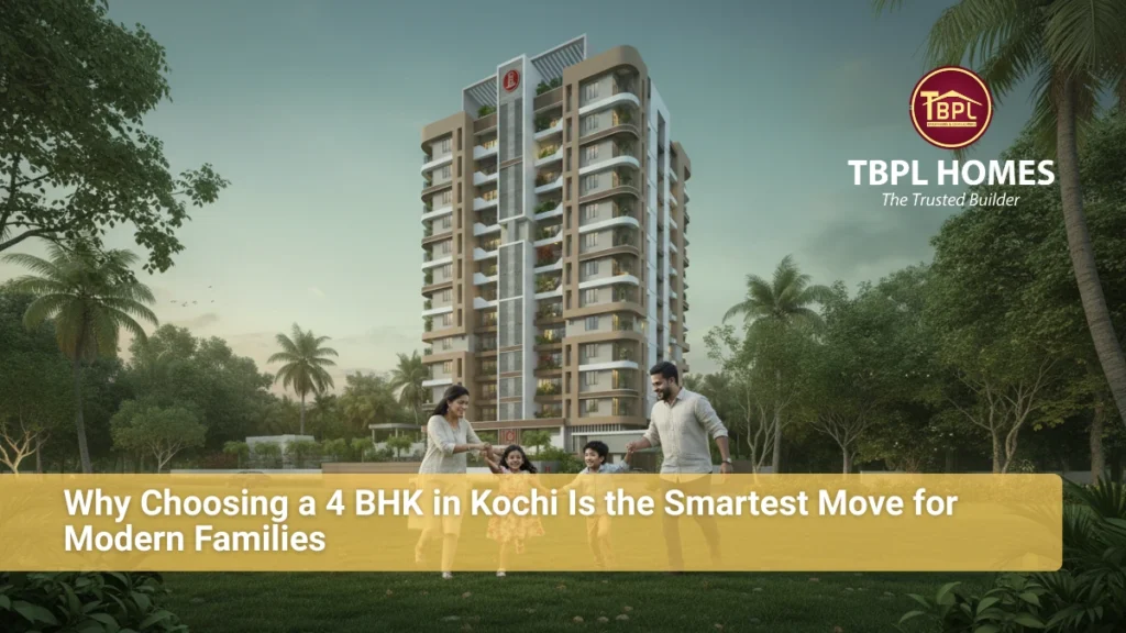 4 BHK luxury apartment in Kochi near Palarivattom – PB Zaire by TBPL Homes