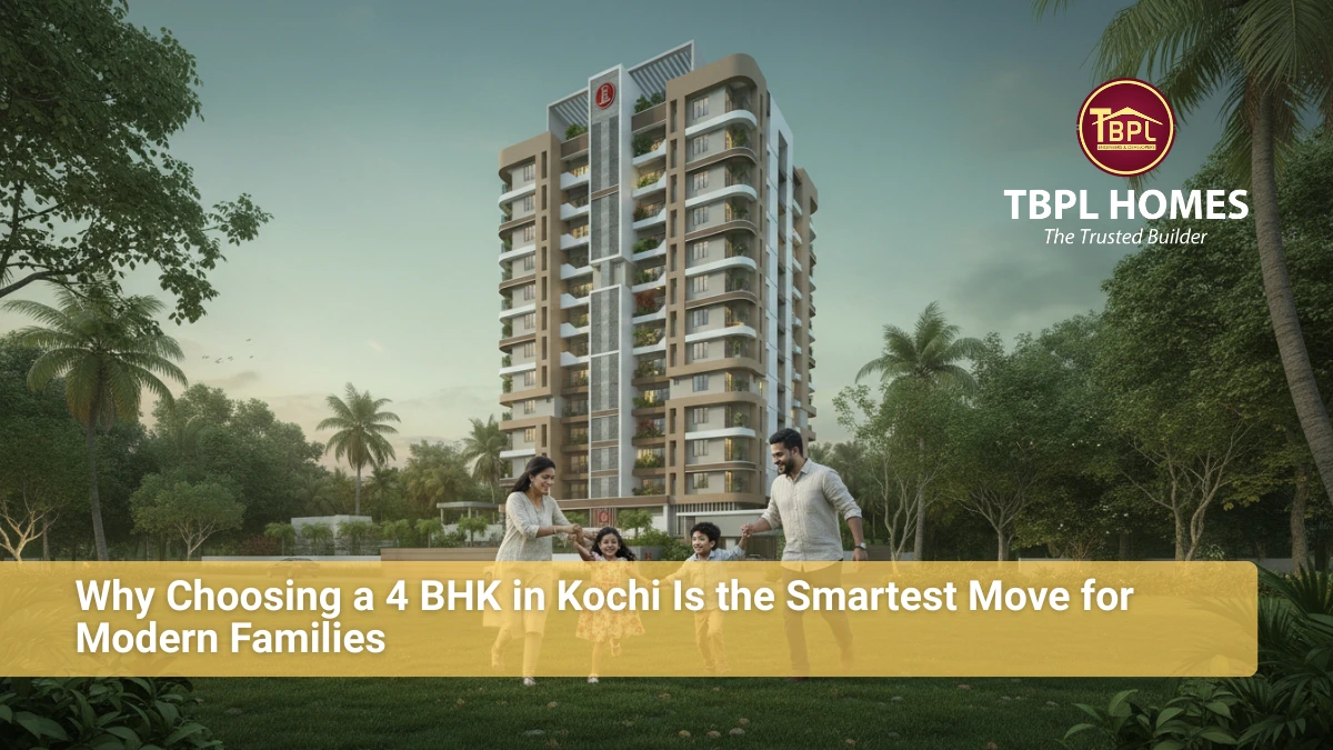 4 BHK luxury apartment in Kochi near Palarivattom – PB Zaire by TBPL Homes