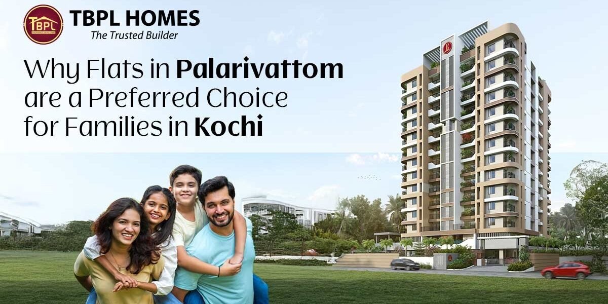 Modern apartment buildings in Palarivattom Kochi