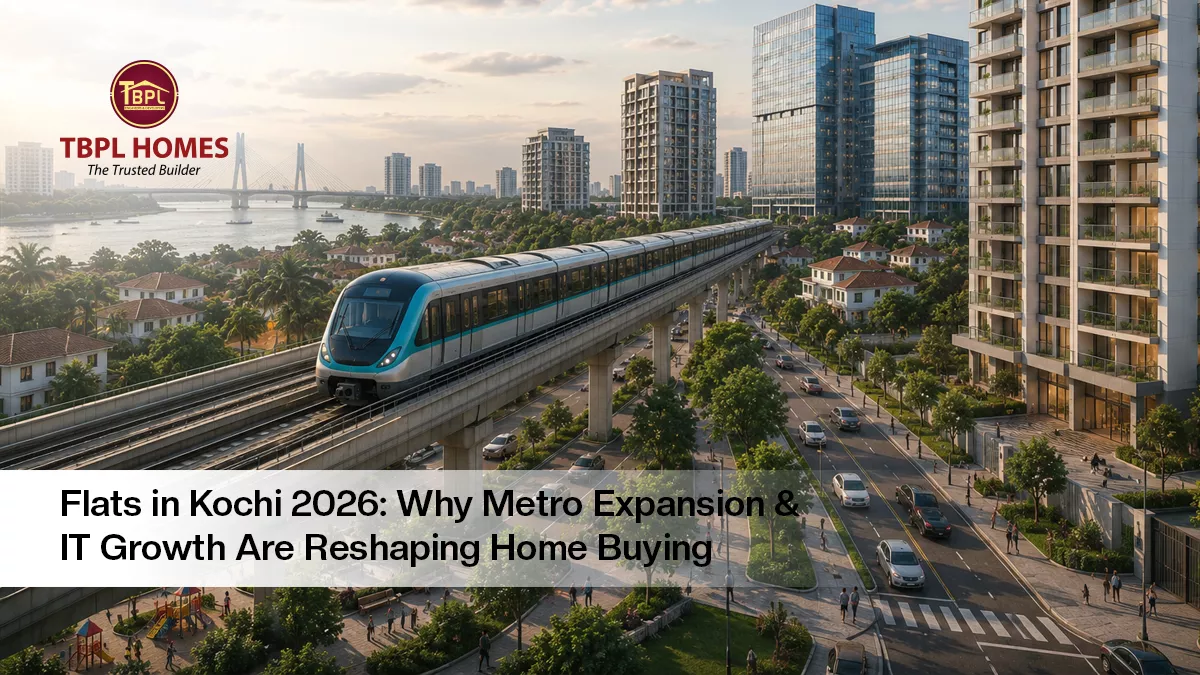 Flats in Kochi 2026 showing metro expansion and IT growth impact