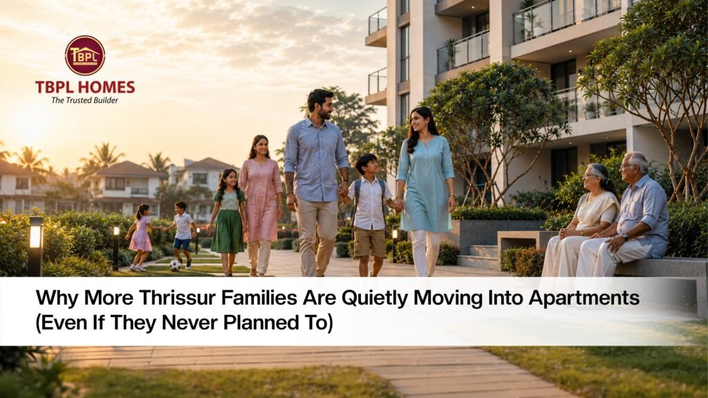 Thrissur families choosing apartments due to safety, maintenance and community living benefits