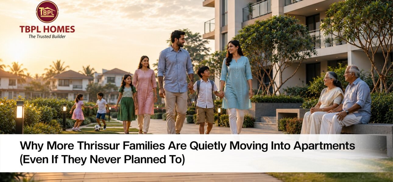 Thrissur families choosing apartments due to safety, maintenance and community living benefits