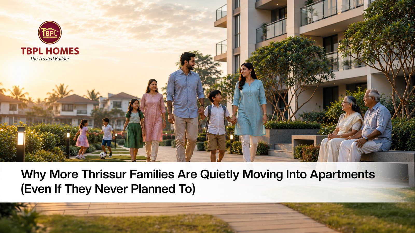 Thrissur families choosing apartments due to safety, maintenance and community living benefits