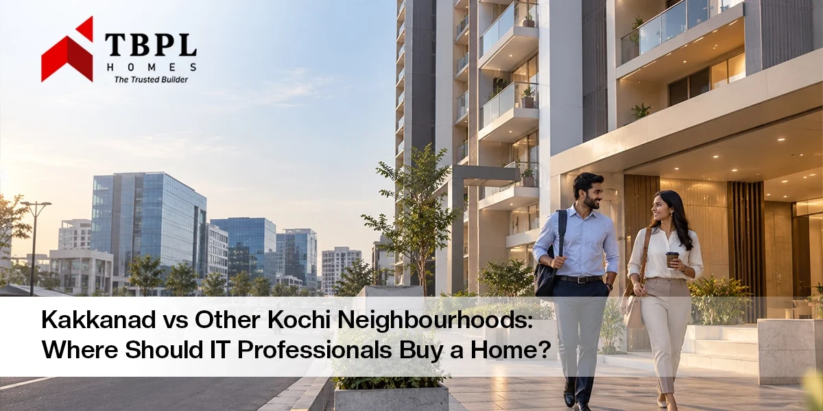 Flats in Kochi for IT professionals comparing Kakkanad and other neighbourhoods
