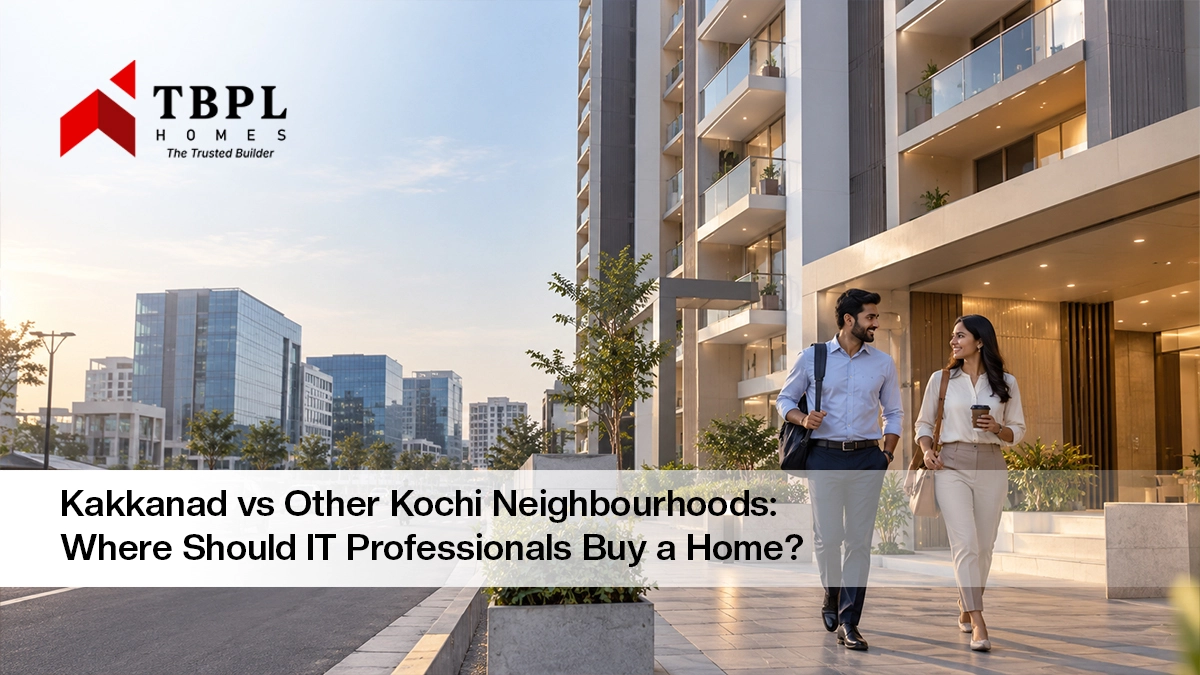 Flats in Kochi for IT professionals comparing Kakkanad and other neighbourhoods