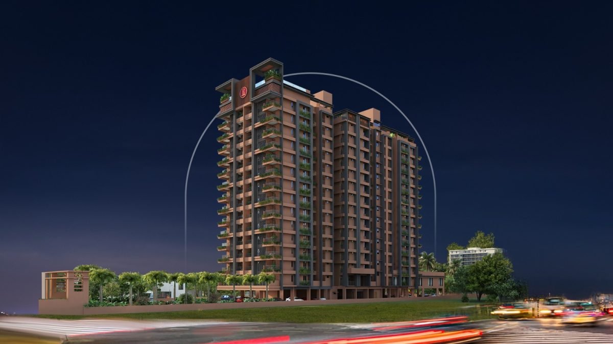 PB Jahnvi elevation showcasing premium 2 and 3 BHK flats in Thrissur by TBPL Homes