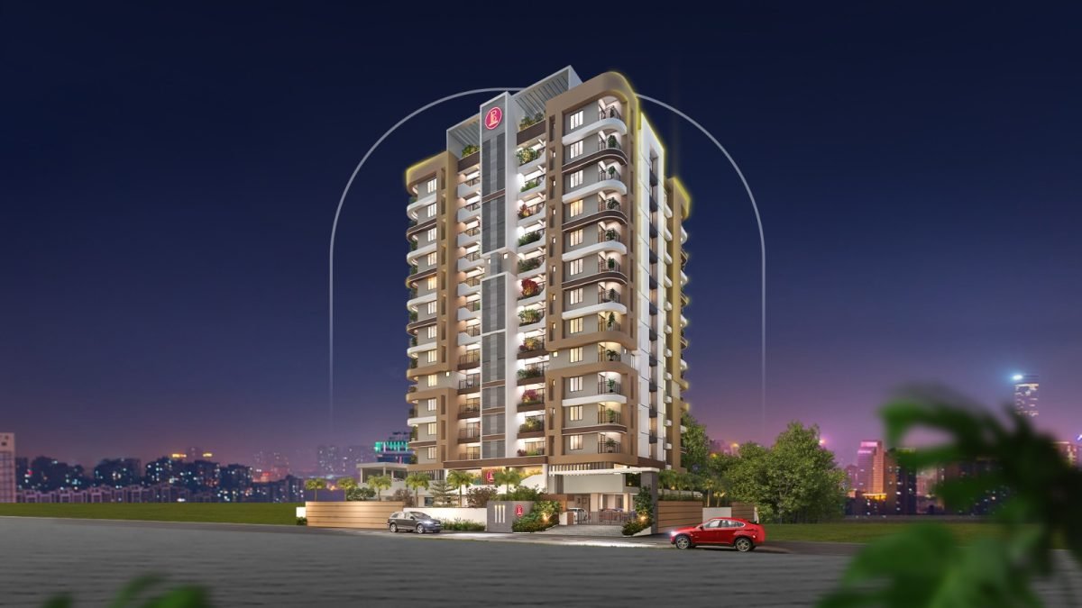 PB Zaire elevation featuring luxury 3 and 4 BHK flats in Kochi by TBPL Homes